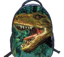 JIAN YA NA 3D Bolsas de escuela de dinosaurios